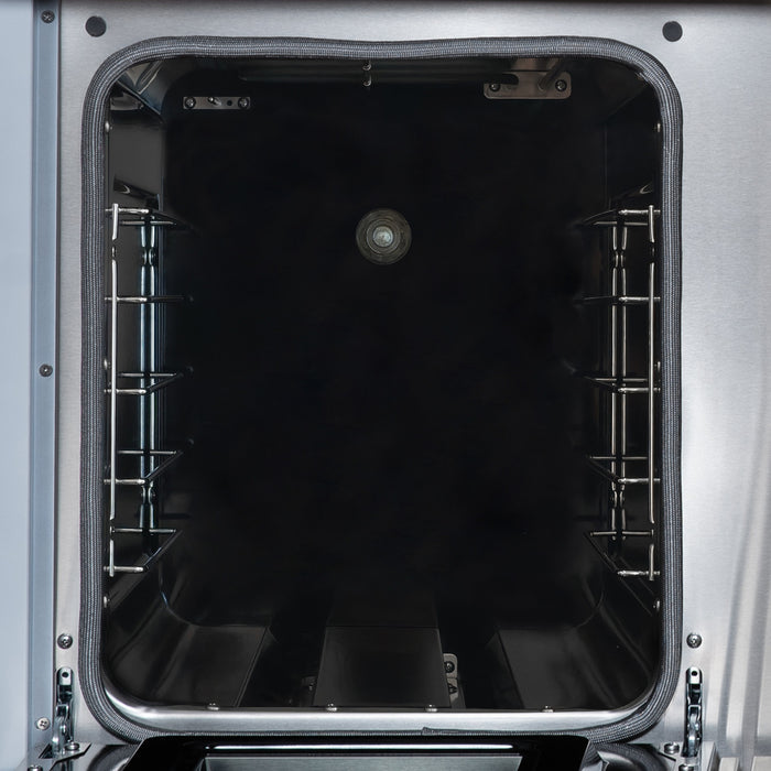 Forno Ambassador 48\" Dual Fuel Range, White, 8 Sealed Burners, 6.7 Cu.Ft. Ovens - FFSGS6199-48CPWHT