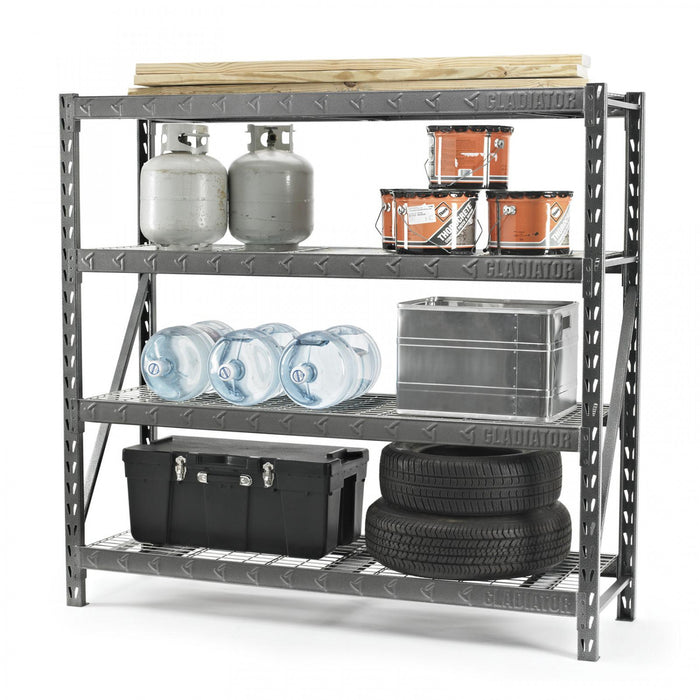 Gladiator 77\" Rack Shelf - Hammered Granite