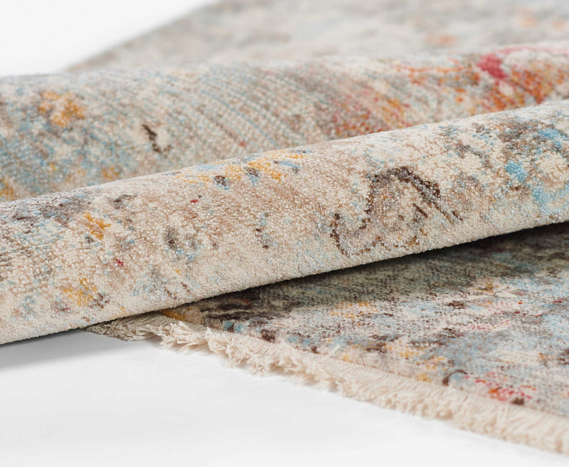 Camellia Traditional 8'0\" x Area Rug in Multi Indoor Area Rug