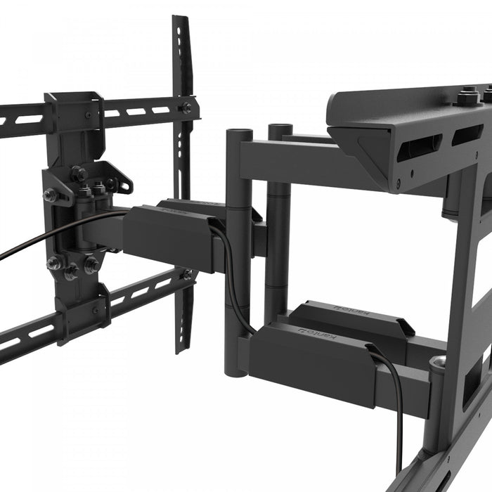 Kanto LX600SW Full-Motion Metal Stud TV Mount with SNAPTOGGLE® Heavy-Duty Toggle Bolts for 34\" - 65\" TVs, Black