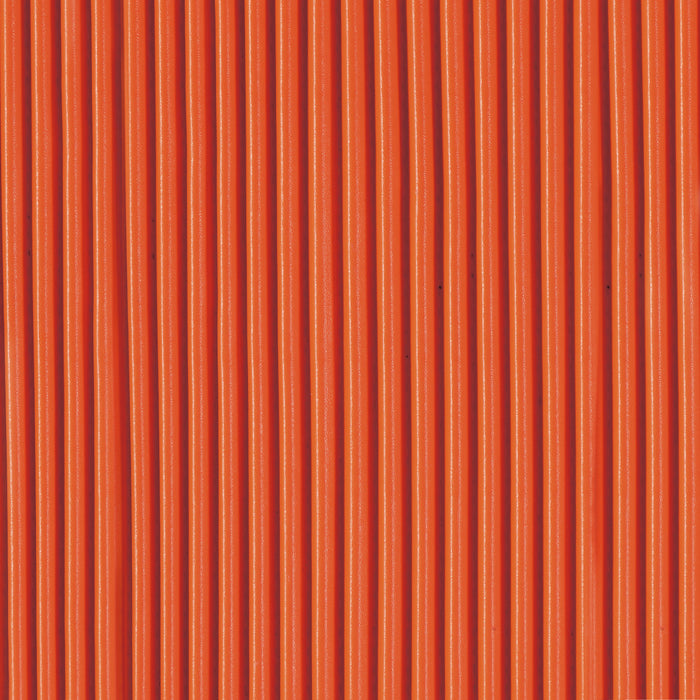 Anderson Modern Sintered Stone Top Upholstered End Table in Orange - Set of 2