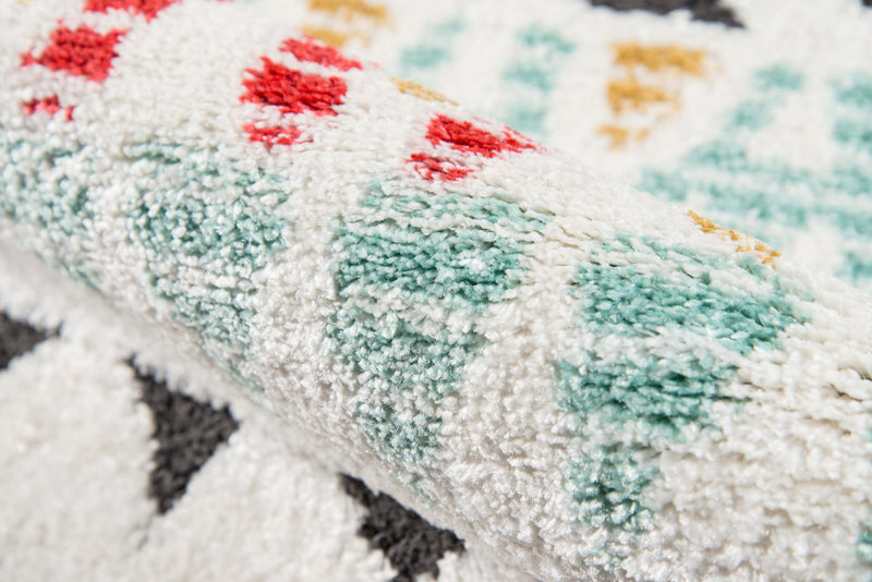 Kaia Contemporary 7'6\" x Area Rug in Multi Indoor Area Rug