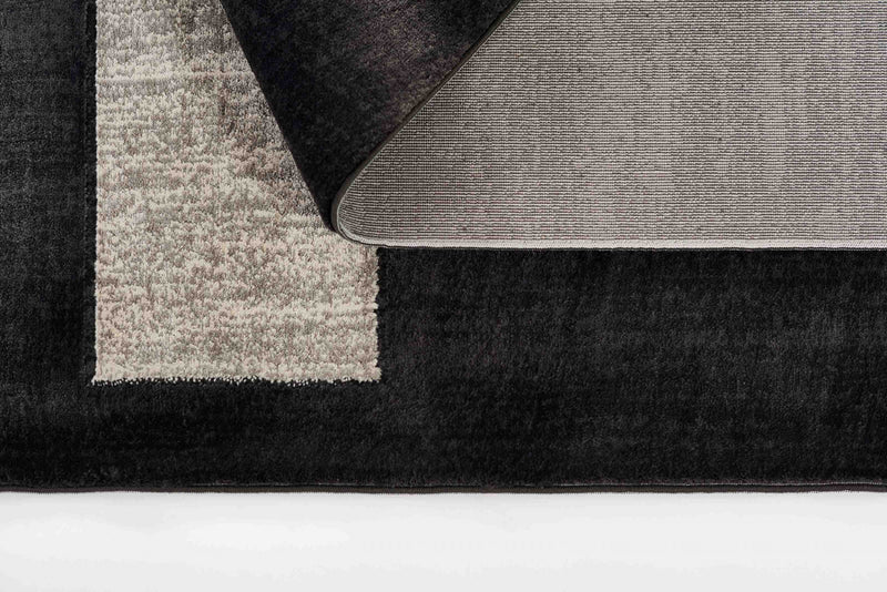 Erisa Contemporary 5'1\" x 7'7\" Area Rug in Grey Indoor Area Rug