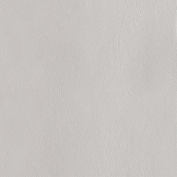 Augusta Modern Metal Vegan Leather Dining Chair in Light Gray - Set of 6