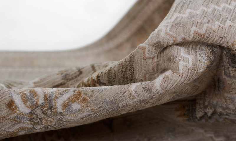 Eleanor Traditional 7'10\" x 10'10\" Area Rug in Grey Indoor Area Rug