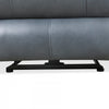 Bellamy 58 in. Leather Match Power Reclining Loveseat with Adjustable Headrest and USB - Blue | Causeuse inclinable electrique Bellamy de 58 po en cuir assorti avec appuie-tete ajustable et USB - Bleu