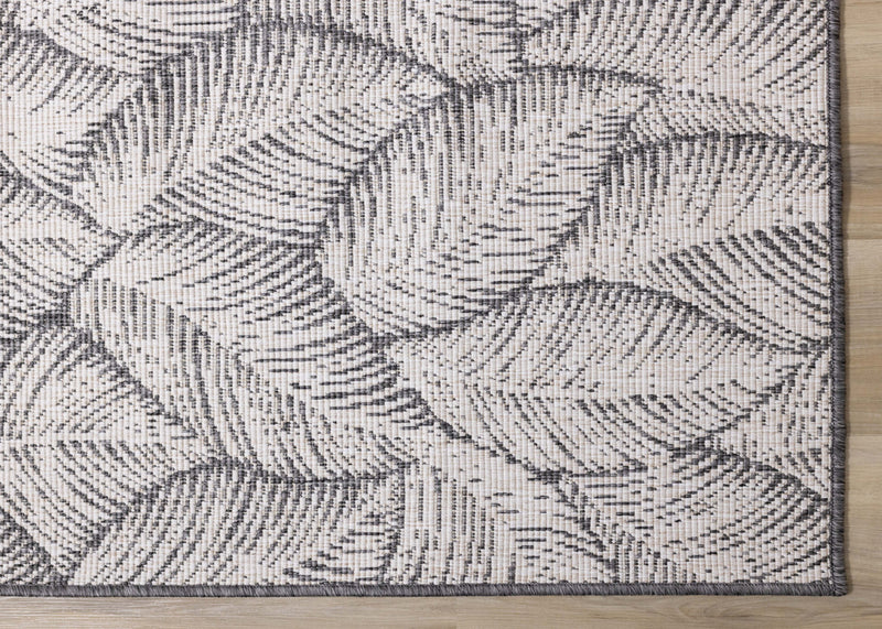 Brooke Leaf Pattern Outdoor Area Rug - 7'10\" x 11'2\"