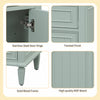Vivo 24 Inch Single Sink Bathroom Vanity with Flip Drawer and Solid Wood Legs, Green | Vivo Meuble-Lavabo Simple 24 po avec Tiroir Bascule et Pieds en Bois Massif, Vert