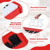 Costway 30 Keys Kids Piano Keyboard with Removable Music Stand, One-key Start Function Red