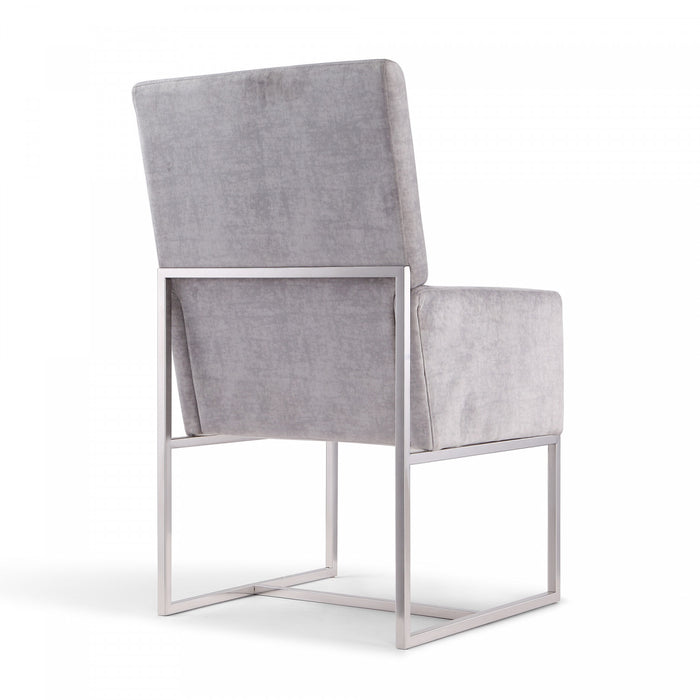 Element Modern 8-Piece Dining Chair Set in Gray