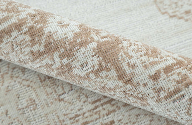 Maude Traditional 9'3\" x 11'10\" Area Rug in Brown Indoor Area Rug