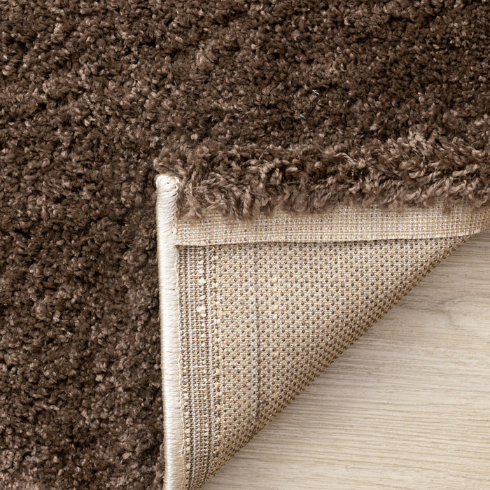 Fairmont Brown Beige White Checkered Rug, 5'3\" x 7'7\" Indoor Area Rug