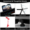 Superfit 2.25hp 2 In 1 Dual Display Folding Treadmill Jogging Machine W/app Control Black
