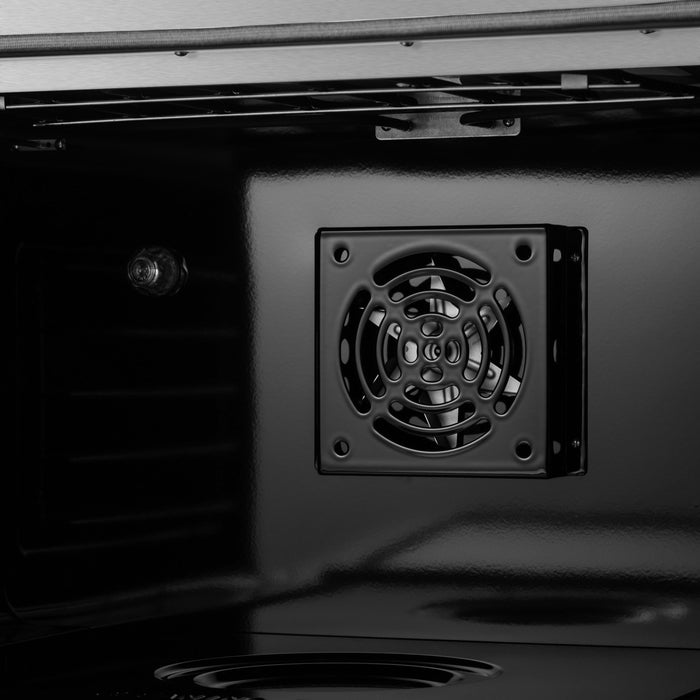 Forno Ambassador 36\" Dual Fuel Range in Black, 6 Sealed Burners, 5.2 cu.ft. Oven - FFSGS6199-36CPBLK