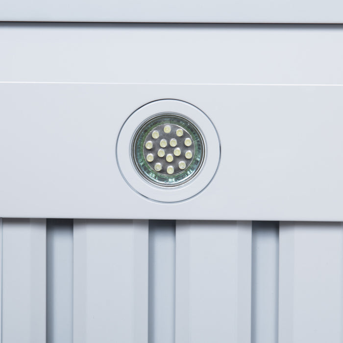 Forno Ambassador 48\" Range Hood, White, 304 CFM, 3 speeds, Remote Control - FRHWM5099-48CPWHT