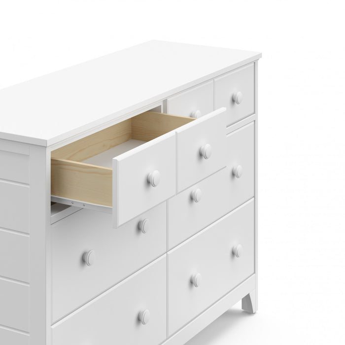 Storkcraft Moss 6 Drawer Dresser - White