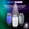 BrightDIAMOND 3/4HP Quietest Waste Disposer, LED Cabinet Light, Corded & Air Switch, MoonStone - WDD075TA2MS Food Disposer | BrightDIAMOND 3/4 HP Broyeur ultra-silencieux, DEL sous armoire, cordon/interrupteur, Blanc- WDD075TA1BO