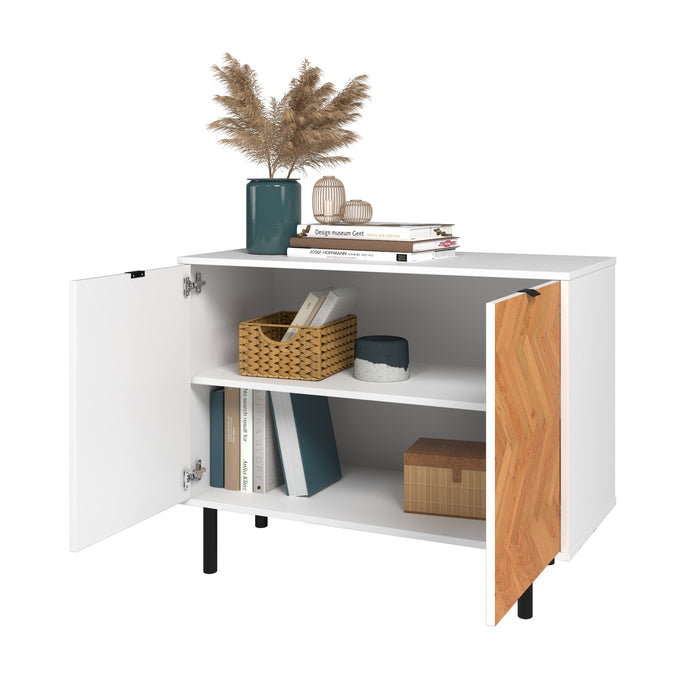 Liam Accent Cabinet - White