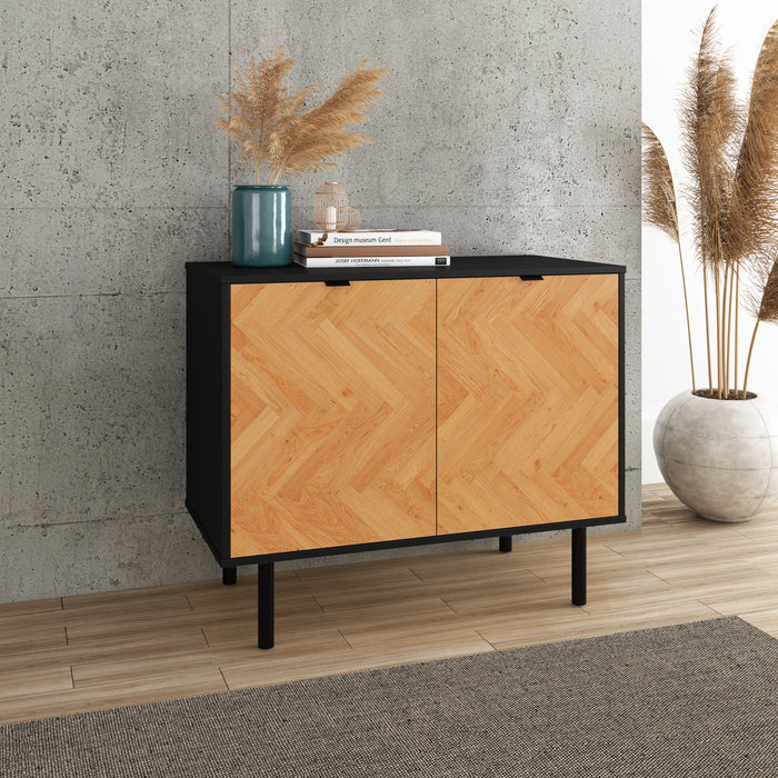 Liam Accent Cabinet - Black