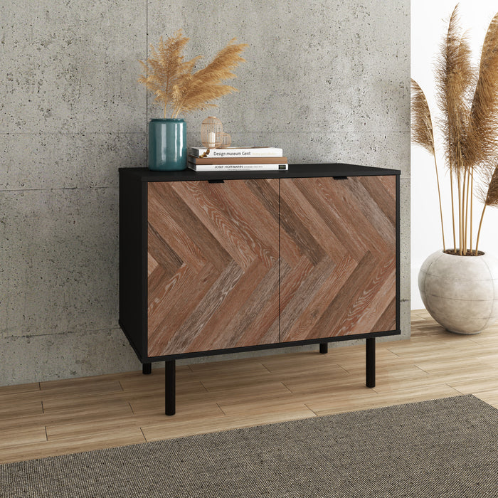 Liam Accent Cabinet - Black Brown