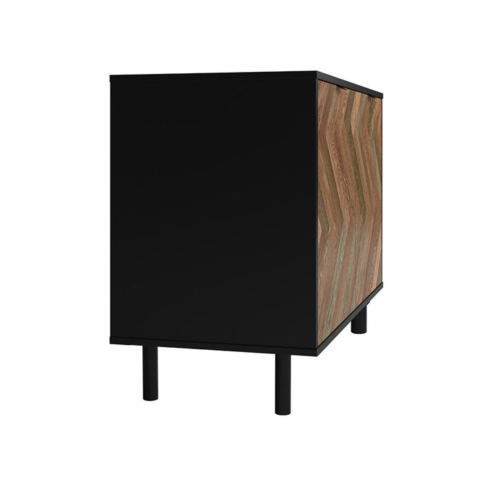 Liam Accent Cabinet - Black Brown