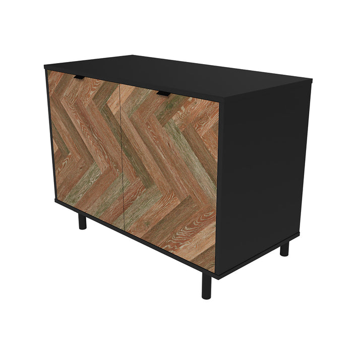 Liam Accent Cabinet - Black Brown