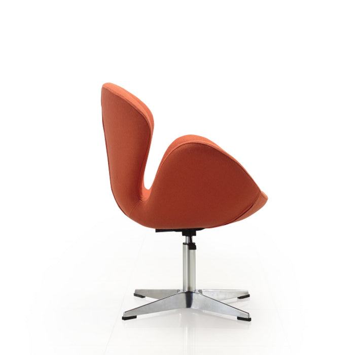Next Raspberry Chair Manhattan Comfort Raspberry Polished Chrome Wool Blend Adjustable S ...