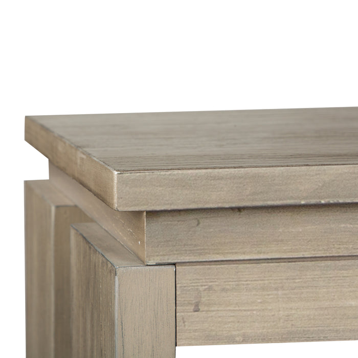 Addams 54\" Sofa Table with Storage - Stone Harbor Grey