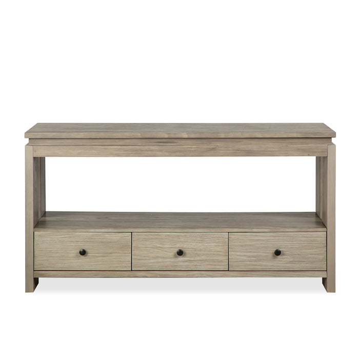 Addams 54\" Sofa Table with Storage - Stone Harbor Grey