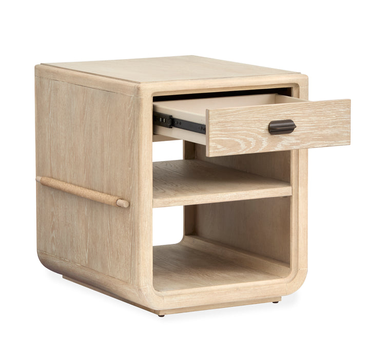 Adelaide 22\" End Table with Storage - Sanibel Brown