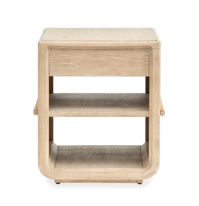 Adelaide 22\" End Table with Storage - Sanibel Brown