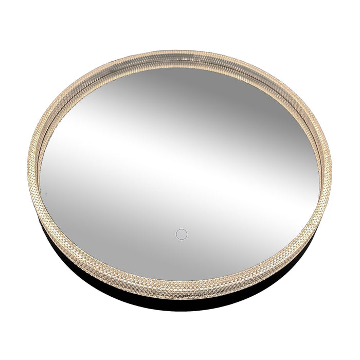 Reflections Collection LED Mirror - Matte Black