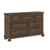 Ambrose Bedroom 7-Drawer Dresser, 64\"W x 40.5\"H – Brown
