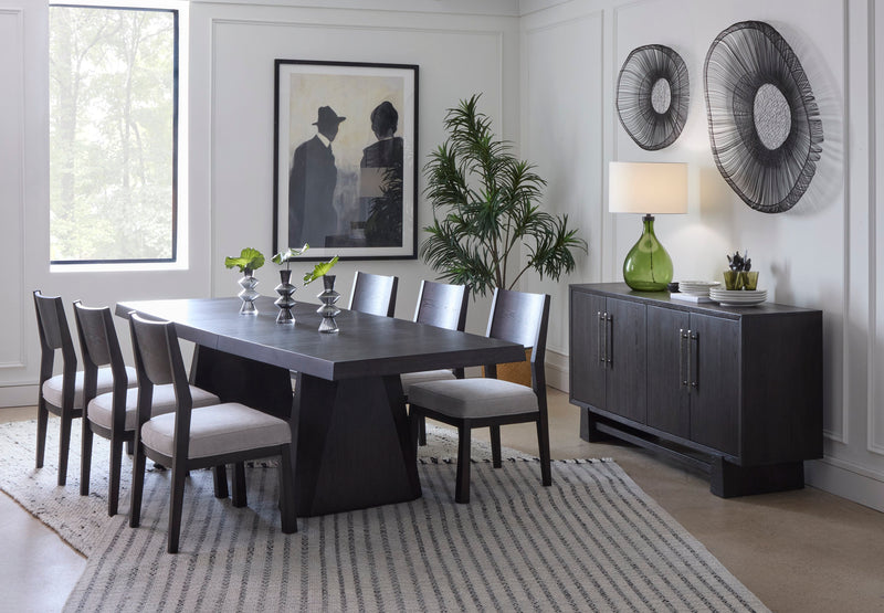 Arden Dining Sever with Storage, 66\"W - Espresso Brown
