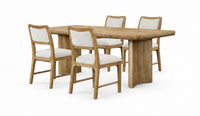 Austin 5pc Dining Set with Table & 4 Chairs, 84