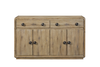 Austin Dining Server with Storage & 2 Drawers, 60"W - Natural Oak Brown | Desserte de salle à manger Austin de 60 po (L) avec rangement et 2 tiroirs - brun chêne naturel