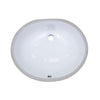 Bristol Sinks Vitreous China Oval Undermount Bathroom Sink - B601