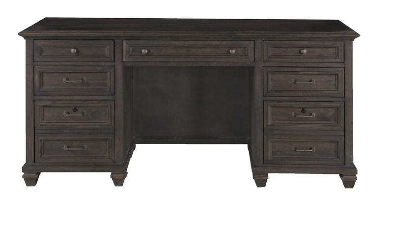 Benhill 66\" Credenza - Weathered Coal