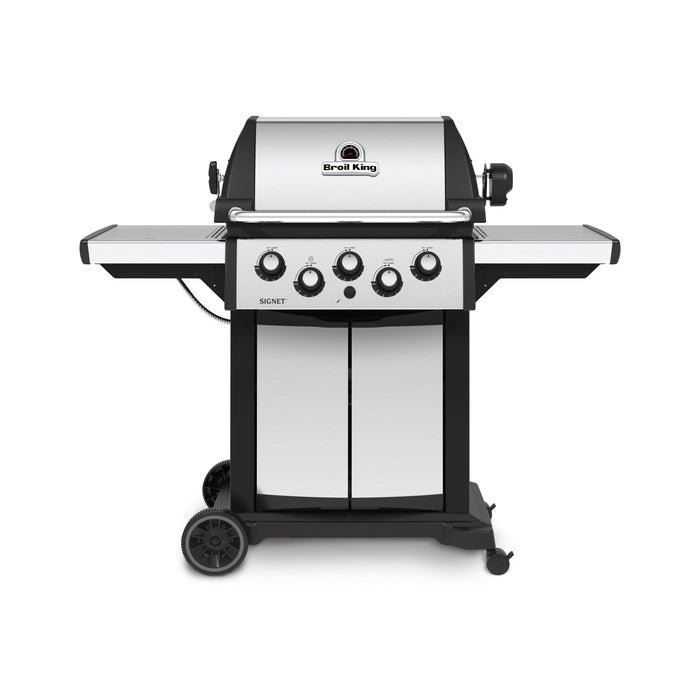 Broil King Signet™ 390 Propane Gas Grill with Side Burner & Rear Rotisserie Burner in Stainless Steel - 946884