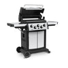 Broil King Signet™ 390 Propane Gas Grill with Side Burner & Rear Rotisserie Burner in Stainless Steel - 946884|Gril à gaz propane SignetMC 390 en acier inoxydable de Broil King avec brûleur latéral et brûleur arrière de rôtisserie - 946884