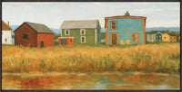Lake Houses Framed Acrylic Touch Art  - 25