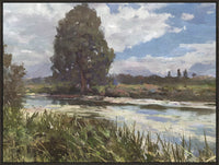 Summer River Framed Canvas Art – 31