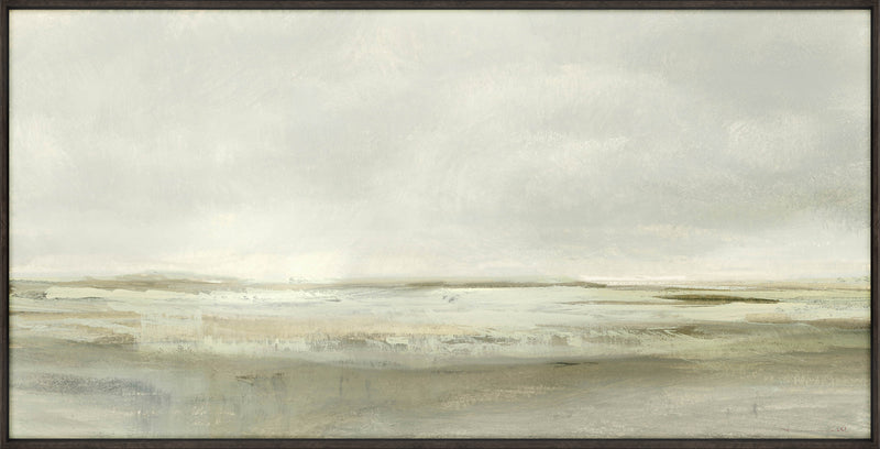 At the Beach Framed Acrylic Touch Art – 25\" x 49\"