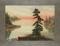 Muskoka Framed Matted Glass Art – 26