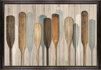Paddles Framed Stucco Art – 27.25