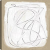 Beige Abstract Canvas Wall Art – 21\" x 21\"