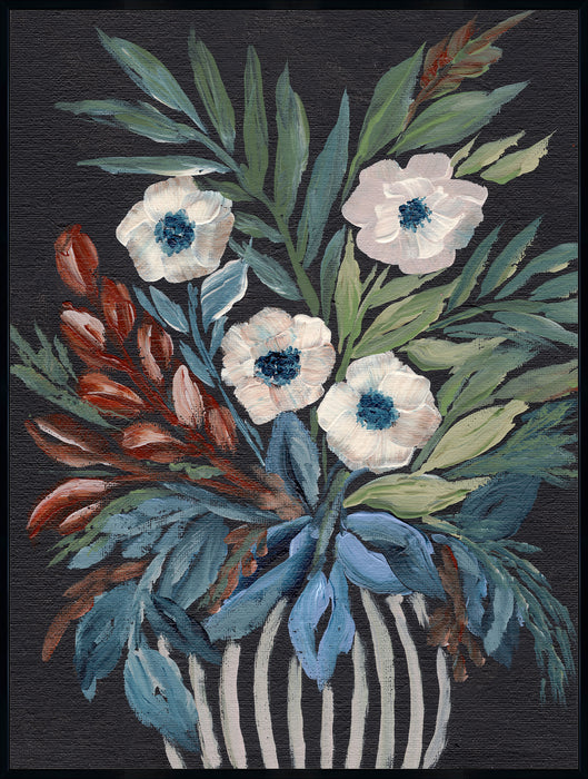 Colorful Vase Framed Canvas Art – 31\" x 41\"