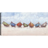 Colorful Boats Acrylic Painting – 30\" x 60\"