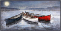 Boats Framed Acrylic Art – 31