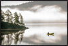 Lone Sailor Framed Canvas Gel Art - 25\" x 37\"